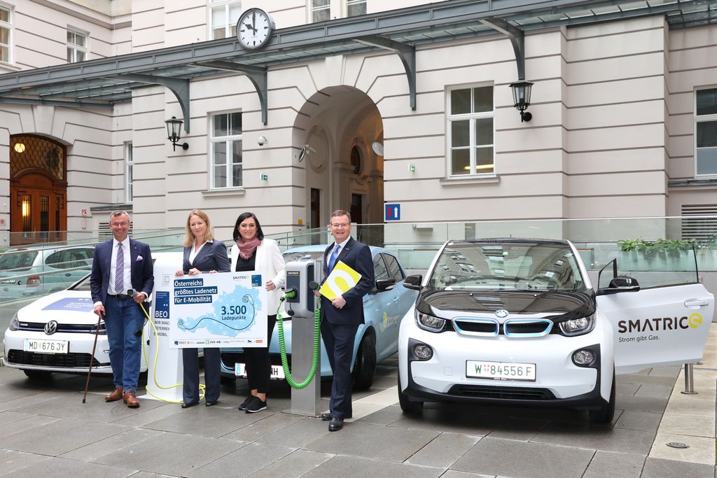 Meilenstein für E Mobilität Österreichweit Laden an 3 500 Ladepunkten