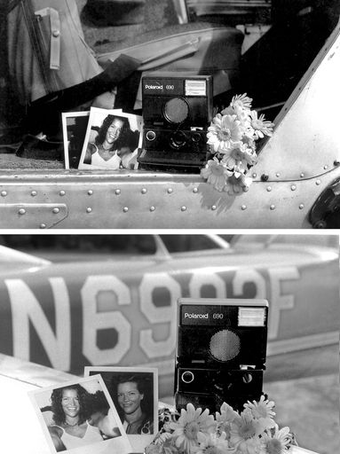 BILD ZU OTS024 VON HEUTE -  50. Jubiläum der Polaroid
Sofortfilm-Technik - UBZ.: Die Polaroid 690 SLR Spiegelreflexkamera.