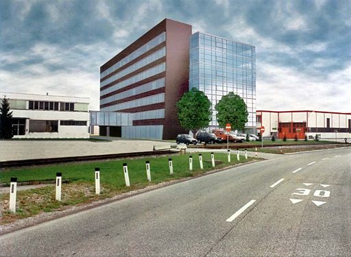 BILD ZU OTS 131 - Das neue Entwicklungszentrum der Steyr-Daimler-Puch
Fahrzeugtechnik AG & CoKG (Fotomontage) in Graz.