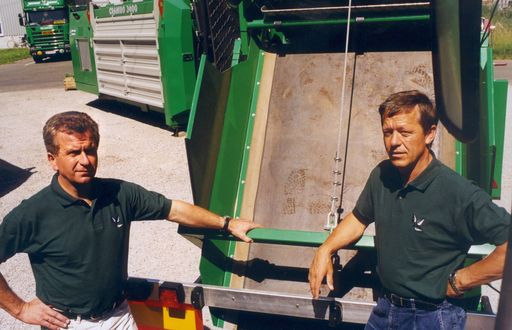 Bild zu OTS - Ing. Josef Heissenberger (im Bild links) und Dipl. Ing.
Rudolf Pretzler, die geschäftsführenden Gesellschafter von
Komptech-Farwick