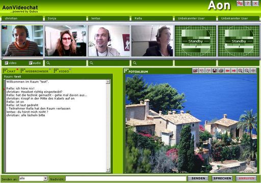 Bild zu OTS - Screenshot Aon.Videochat