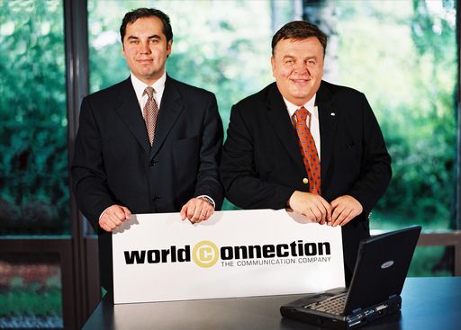 Bild zu OTS - Georg Kindel (im Bild links) und Prof. Dr. Helmut Thoma
präsentieren ihre neue Agentur WORLD CONNECTION