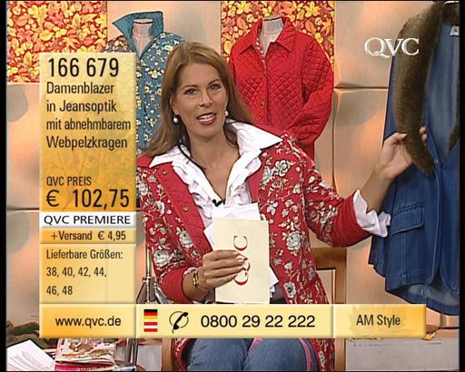 Bild zu OTS - Aktuelle Herbstmode bei QVC: Präsentiert von Petra
Grasser