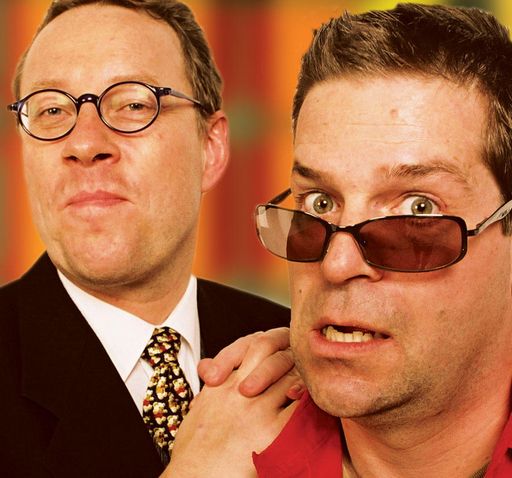 "Das Warten auf vernünftige TV-Comedy hat ein Ende"
Unter dem Titel "DAS MONTAGSKIPFERL - Steinböck & Rudles
Vor-Rückshow" erweitert der junge Österreichsender PREMIERE AUSTRIA
(seit 26. Oktober 2002 auf Sendung) sein Angebot an Eigenproduktionen
(v.l.n.r. Steinböck, Rudle)