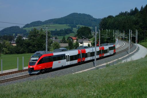 Im Bild: Der neue ÖBB-Nahverkehrstriebwagen Talent
