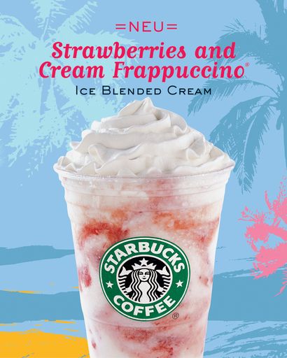 Strawberries and Cream Frappuccino