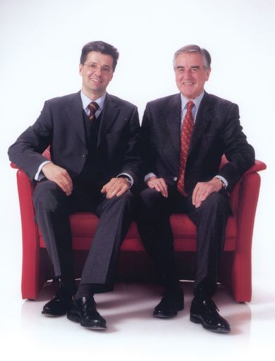 Herr Ewald Repnik und Dr. Herbert Koch,
Geschäftsführer Leiner & kika