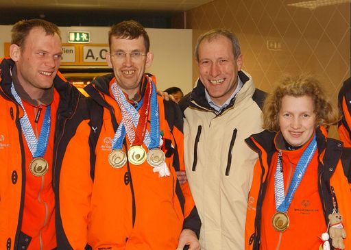 STS Dolinschek mit erfolgreichen Teilnehmern der Special Olympics
2005