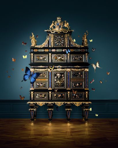 Werbesujet der aktuellen Kampagne "Barock Lebt." (2005) Badminton Cabinet