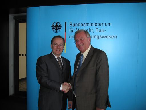  Verkehrsstaatssekretär Helmut Kukacka zu Besuch bei Verkehrsstaatssekretär Ralf Nagel in Berlin