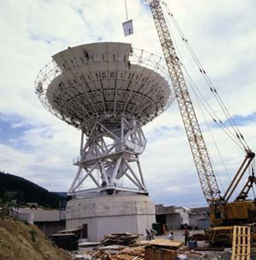 Vorschau Bild von Fotoaufnahmen von der Errichtung der Erdefunkstelle
Aflenz vor 25 Jahren