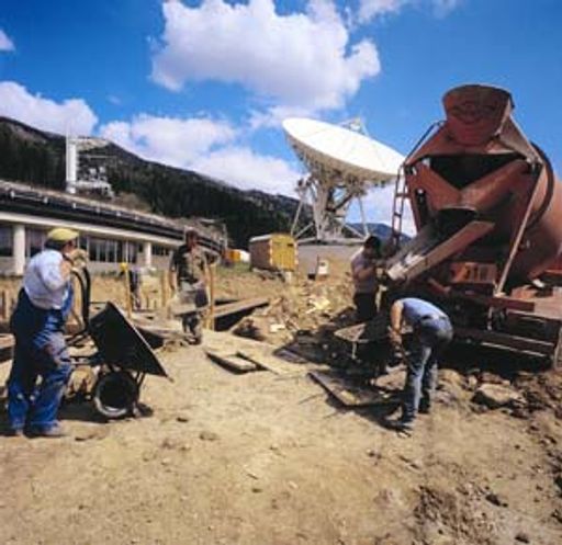 Vorschau Bild von Fotoaufnahmen von der Errichtung der Erdefunkstelle
Aflenz vor 25 Jahren