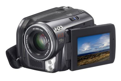  HardDisc-Camcorder setzen den neuen Kamerastandard:
Kein Band mehr, keine DVD mehr, einfach stundenlang auf HardDisc
aufzeichen.