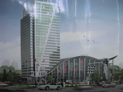  Im 4. Stock des Information Plaza Peking entsteht
eine AST Kunsteisbahn.