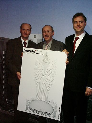 Die drei Geschäftsführer freuen sich über den größten
Auftrag in der 15-jährigen Firmengeschichte "Grand Lisboa"
(V.l.n.r.) GF Helmut Konhäusner, GF Herbert Stopfer, GF Thomas
Fruhmann