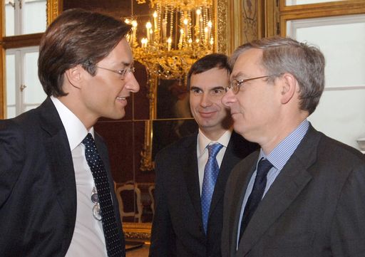 Finanzminister Grasser im Gespräch mit EBRD
Präsidenten Lemierre und Alexandre Draznieks/EBRD