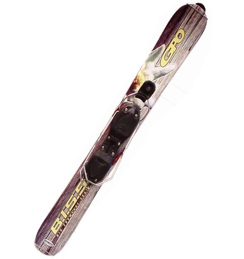  Big-Snowshoe-Skate oder kurz B.I.S.S. heißt das
Wunderding von GASPO, das speziell für Bergwanderer und Kletterer
entwickelt worden ist. Es vereint das Gefühl von Snowshoeing,
Tourengehen und freestylemäßiger Abfahrt auf der Piste und im
Back-Country.