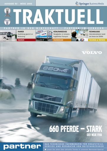 Das Springer-Fachmagazin TRAKTUELL präsentiert sich
jetzt in einem neuen, moderneren Layout