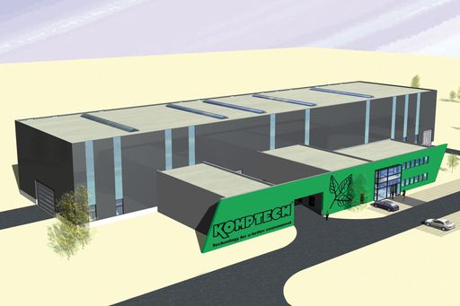 Mit dem Bau des neuen Komponentenwerkes in Ljutomer (Slowenien) schafft KOMPTECH 50 neue, hochqualifizierte Arbeitskräfte im österreichisch- slowenischen Grenzgebiet