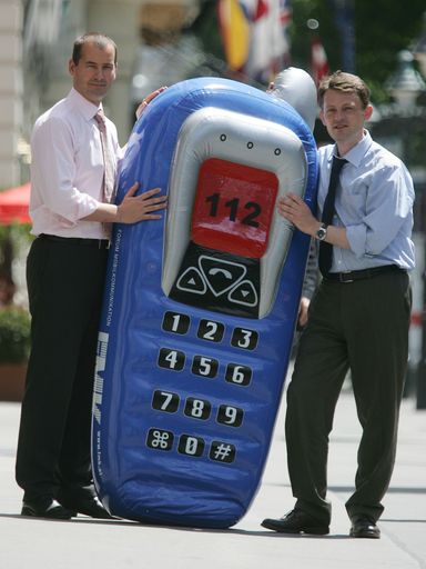 Europäische Kommission in Österreich und Forum Mobilkommunikation (FMK) präsentieren gemeinsame Initiative. Im Bild: Mag. Thomas Barmüller (li.) (Geschäftsführer des Forum Mobilkommunikation - FMK und Dkfm. Marc Fähndrich (re.) (stv. Leiter der Vertretung der Europäischen Kommission in Österreich)