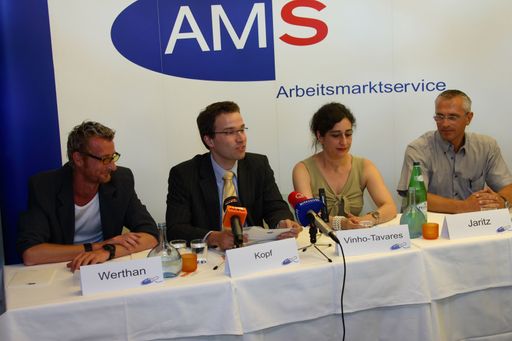 AMS-Pressegespräch zum Thema: "Wie erfolgreich sind Gründungen aus der Arbeitslosigkeit heraus?"