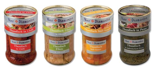 4 neue Thunfischsorten im Glas