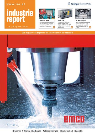  Der neue industrie report aus dem Hause Springer Business Media Austria ist nicht nur optisch professioneller geworden, auch die inhaltliche Neustrukturierung verleiht dem Fachmagazin das gewisse 'Etwas'