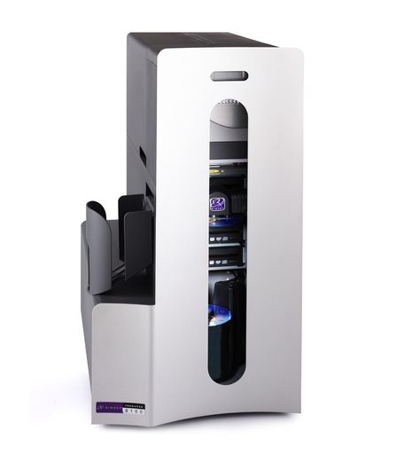  RIMAGE CD/DVD/BD Producer III 8100/8100N - Vorkonfiguriertes Hochleistungssystem mit adaptiver Streaming Technologie und photorealistischem ThermoReTransfer Printer Everest.