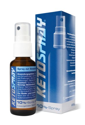 Vorschau Bild von Ketospray(R) lindert den Schmerz auch an schwer zugängigen Stellen