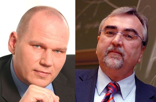Diplom-Ingenieur Joachim Fischer (links) und O.Univ.-Prof. Dr.Dr.h.c. Heinrich Mayr
