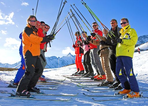  Franz Klammer am Grossglockner - neben Mölltaler Gletscher und Ankogel eines der 3 Gebiete der Skizone Hohe Tauern.