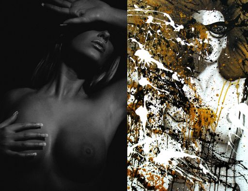 "FINE NUDE ART" meets "COLOR CRASH"