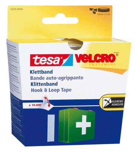 Produktbild tesa(R) VELCRO(R) Klettband (weiß)