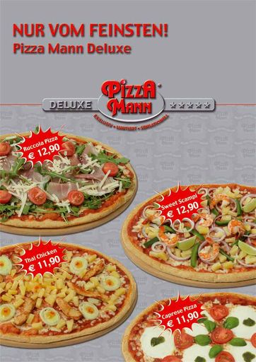 Vorschau Bild von Premium Pizzen, Moët&Chandon Champagner, Paris Hiltons Rich Prosecco und Antipasti - das ist das neue Deluxe Sortiment welches Österreichs größter Pizza Zustelldienst PIZZA MANN seit kurzem anbietet.