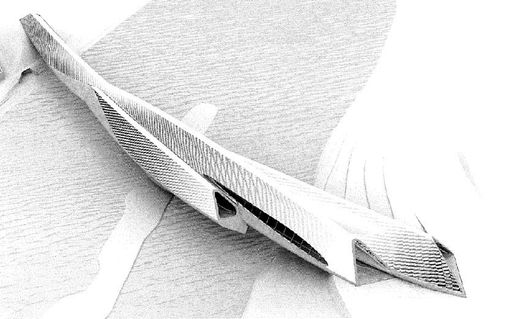  Architektonisches Highlight für die EXPO 2008: Stararchitektin Zaha Hadid verkleidet ihre Brücke mit Glasfaserbeton aus Maishofen.