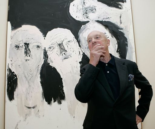 Vorschau Bild von Pressefotopreis Objektiv 07. Siegerbild Kategorie Kunst und Kultur: "Georg Baselitz" von Wilhelm Schraml.