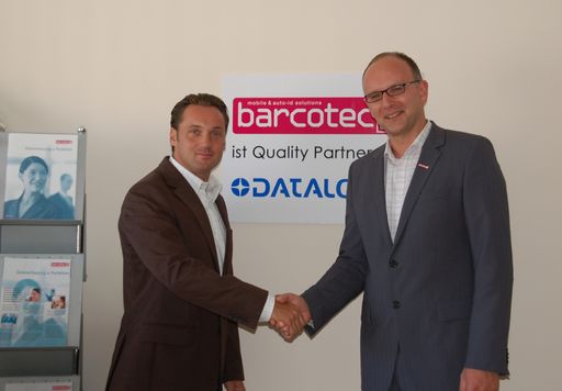 V.l.n.r.: Andreas Pflanitzer (Key Account Manager Datalogic) und Alexander Rainsberger (GF Barcotec)