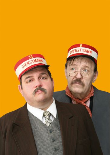 HALLO DIENSTMANN. Im Bild Gerald Pichowetz und Götz Kauffmann