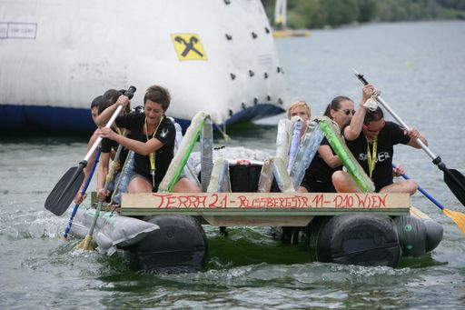 Gewinnerteam des Stadt Wien Crazy Crossing "Team Spider