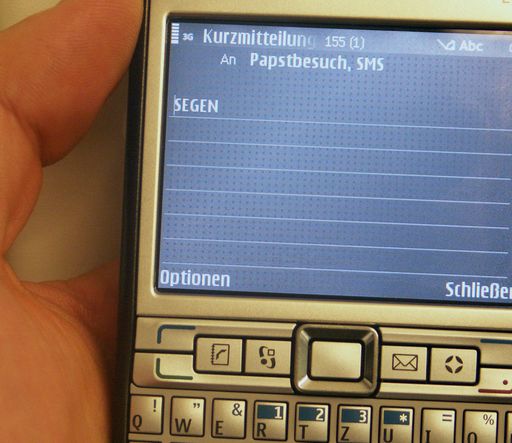  Der Segen von Papst Benedikt XVI. direkt aus Mariazell per SMS
