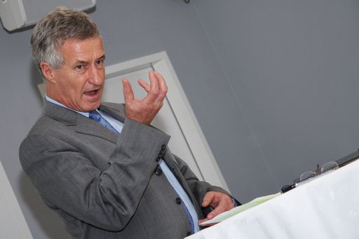 Vorschau Bild von Kooperationsveranstaltung APA und Brand Logic zum Thema "Markenführung im Medien- und Verlagswesen" - Im Bild Wolfgang Vyslozil (Vorsitzender der Geschäftsführung, APA - Austria Presse Agentur)