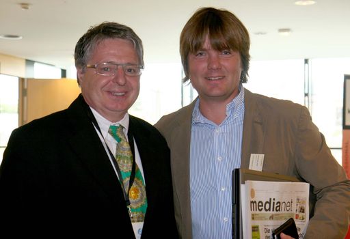 Vorschau Bild von Walter Winter (li.) und Andreas Gall (re.) - einer der Hauptreferenten Andreas Gall; Technische Direktor Red Bull TV