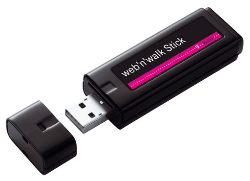 web'n'walk Stick: Ab November 2007 exklusiv bei T-Mobile der erste USB Stick Österreichs zum mobilen Surfen.