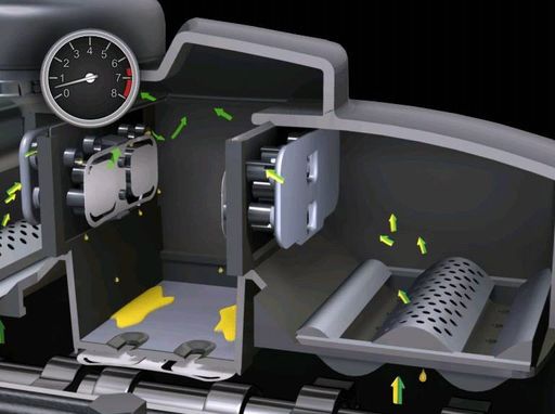 Vorschau Bild von Die POLYTEC GROUP präsentierte auf der IAA 2007 ein neu entwickeltes Ölabscheide-System POLYSWIRL (TM) für Diesel- und Ottomotoren. Im Bild: POLYSWIRL (TM) in Zylinderkopfhaube integriert