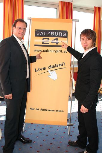  Markus Raith (im Bild links) und Alexander Meyer präsentieren das neue Online Medium