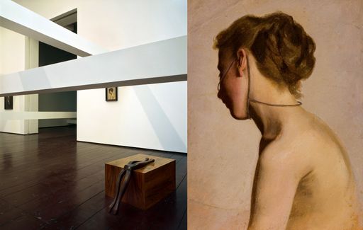Ausstellungsansicht: Augarten Contemporary 2007, Foto: Margherita Spiluttini und Markus Schinwald, Lavinia, 2007, Öl auf Leinwand