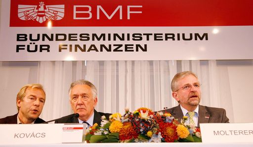 Vizekanzler Molterer: "Klare und transparente Regeln bei der Unternehmensbesteuerung stärken Wettbewerbsfähigkeit"