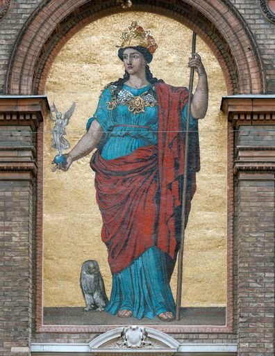 Die Universität für angewandte Kunst Wien, Institut für Konservierung und Restaurierung, restaurierte das Minerva-Mosaik der Ringstraße