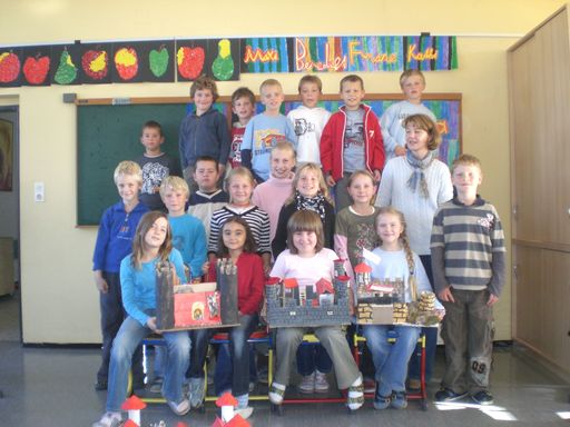Die Sieger: Die Schülerinnen und Schüler der dritten Klasse der Volkschule Freinberg im oberösterreichischen Haibach
