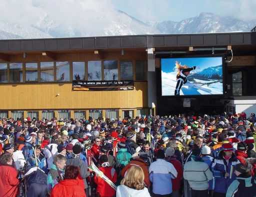 Vorschau Bild von Videowall Haus im Ennstal; 1.800.000 Saison-Kontaktchancen